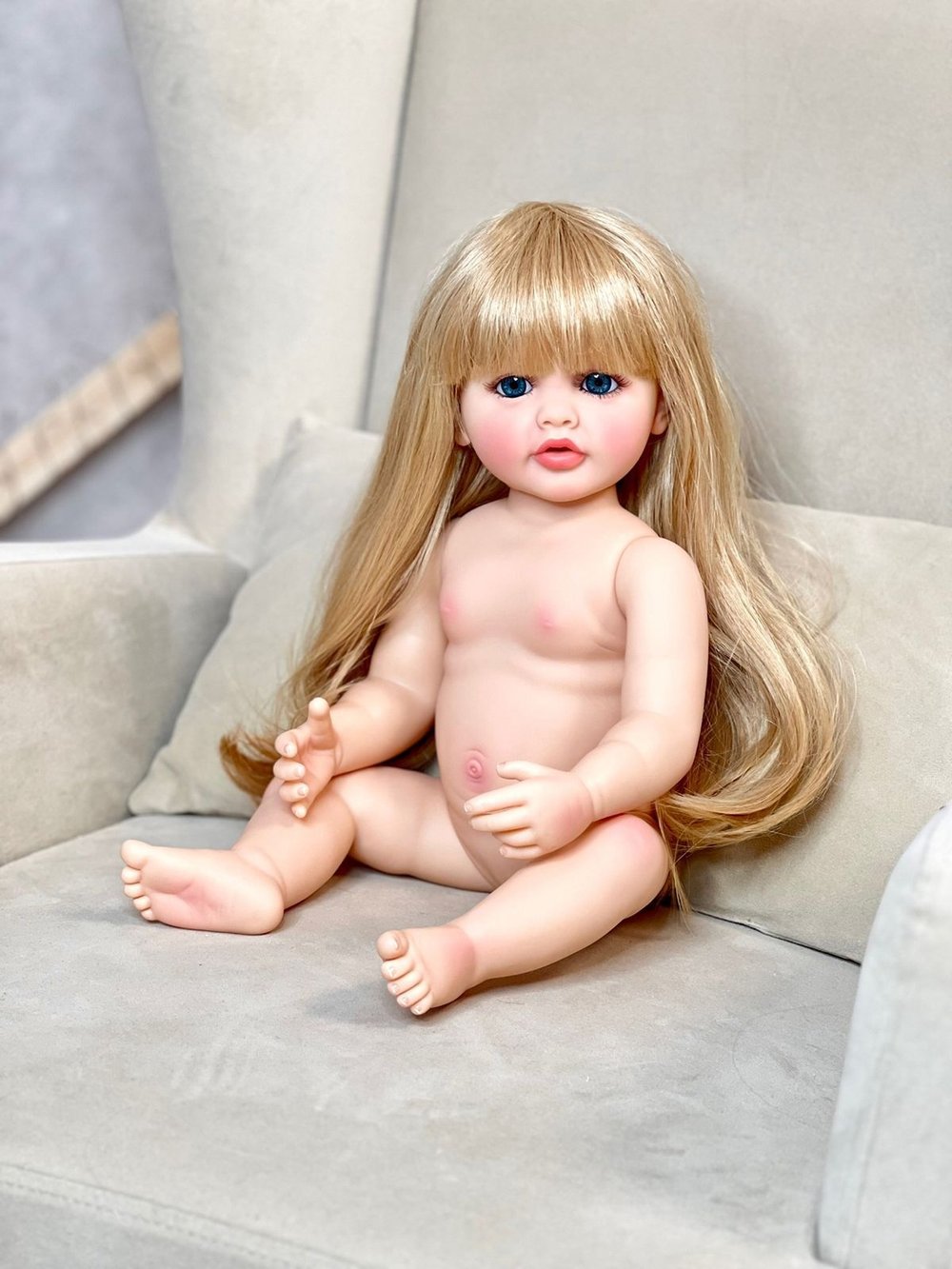 Кукла Реборн виниловая 55см (FA-863)