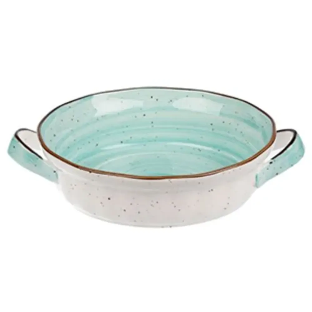 Блюдо круглое d 22 см h6 см 1500 мл с ручками Ocean Fusion P.L. Proff Cuisine [1]