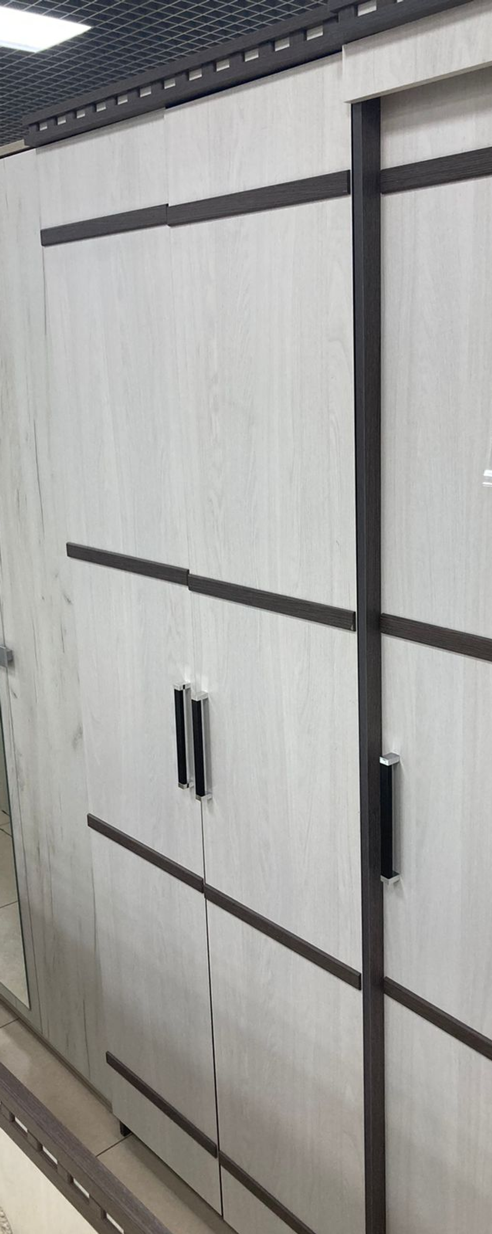 Шкаф 2-х створ. для белья и одежды Ольга-13 ЛДСП ясень анкор темн./ясень анкор св.