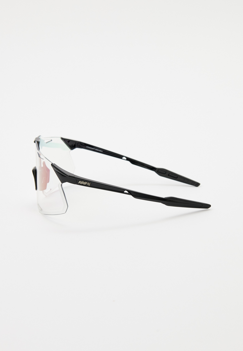 Спортивные очки 100% HYPERCRAFT Gloss Black - Purple Flash Mirror Photochromic Lens