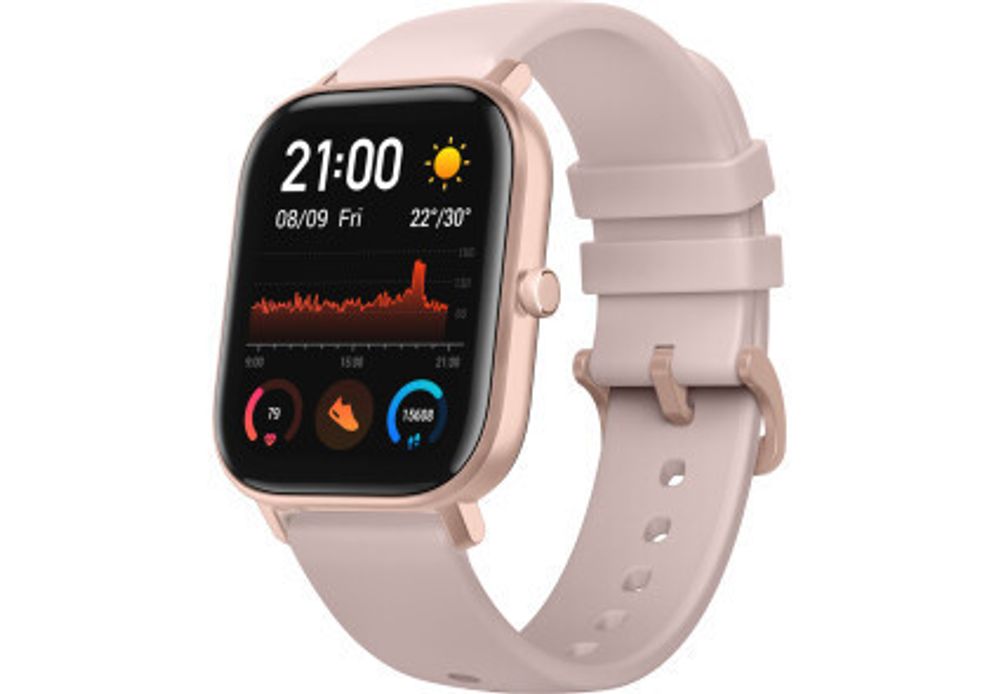 Умные часы Amazfit GTS A1914 Розовый (Rose Pink) Global купить в Москве по  низкой цене в интернет-магазине Shop-mi | Амазфит отзывы, обзор фотографии