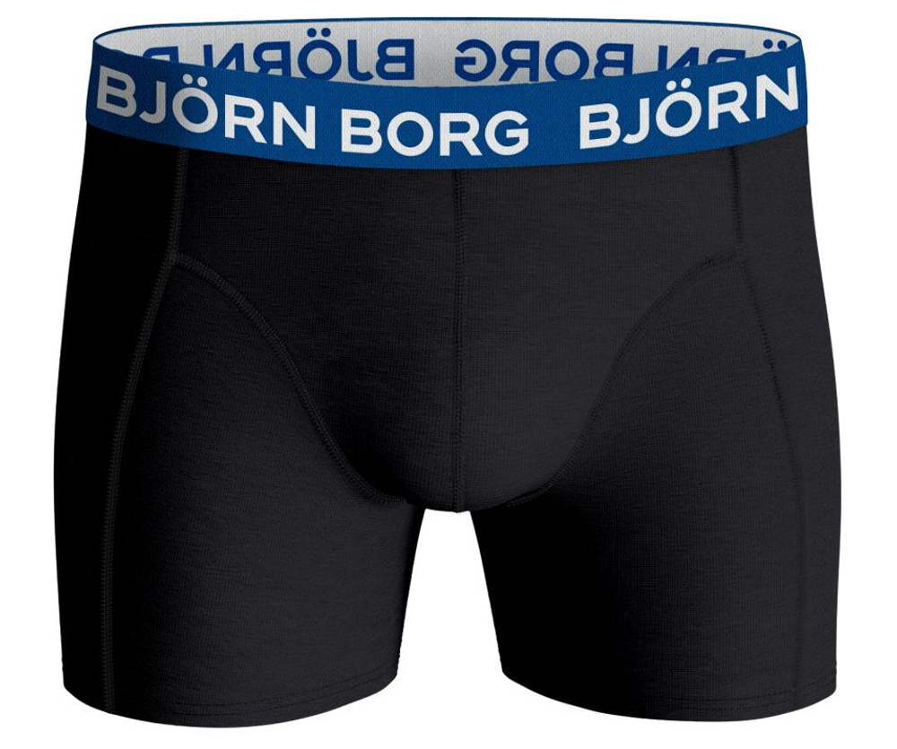 Мужские спортивные боксеры Björn Borg Cotton Stretch Boxer 3P - black/blue/print