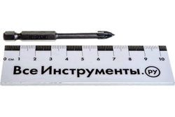 Сверло по керамической плитке 6 мм, крестовая пластинка, серый