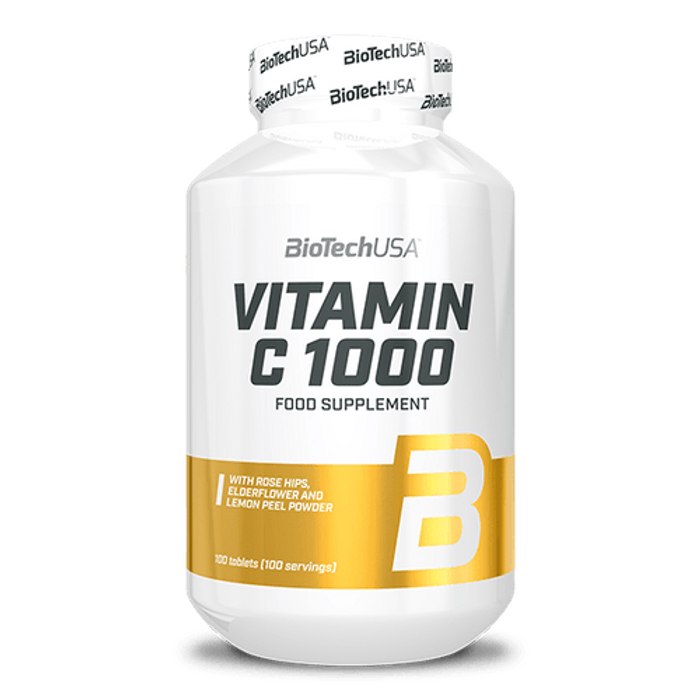 Витамин С 1000, Vitamin C 1000, BioTechUSA, 100 таблеток