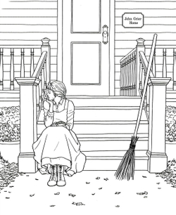 Daddy Long Legs. Coloring Book