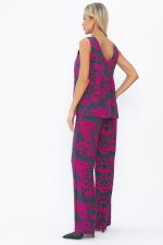 Костюм Стильный акцент (малиново-зеленый) К13906-25М LT Collection