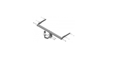 Фаркоп Motodor Suzuki SX4 2013- 2021, Vitara 2015- н.в. (оцинк. Шар) арт.92402-A