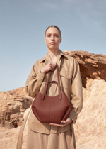 Сумка Polene Cyme Mini EDITION TEXTURED COGNAC