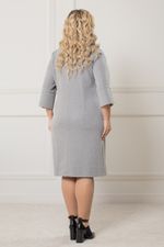 Платье 1289 серый Novita (Акция)