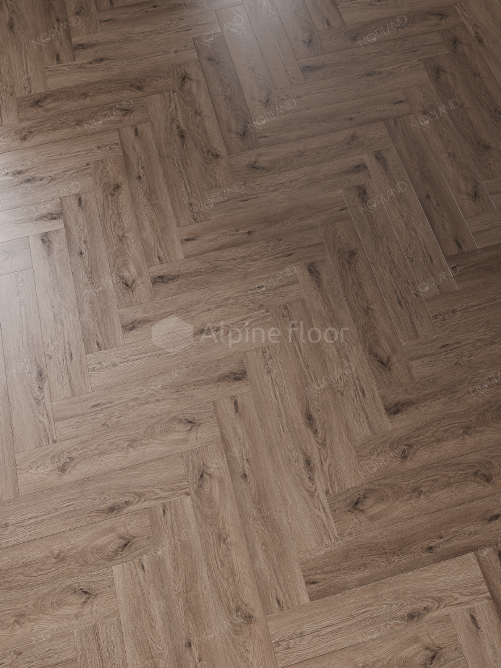 LVT плитка NORLAND LAGOM PARQUET Sterk 1034-9 AlpineFloor