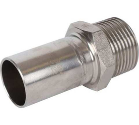 Вставка переходная для труб из нержавеющей стали Rommer 18 х 1* (НПр-НР)