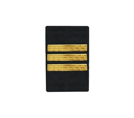 Фальшпогоны черные вышитые желтые лычки сержант