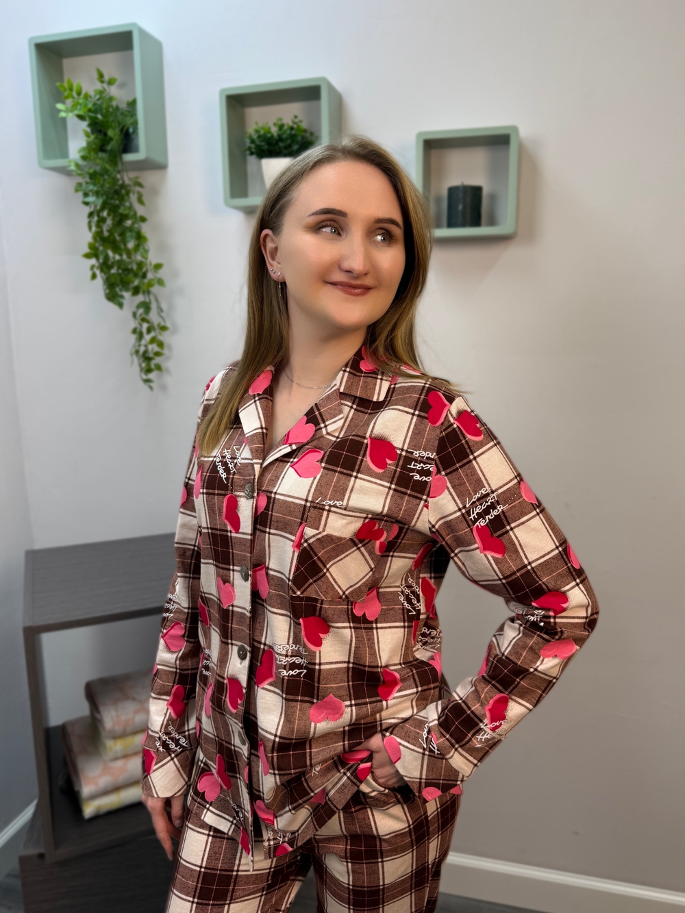 Пижама женская "К-26 К.П" брюки (СТИЛЬ) пуговицы