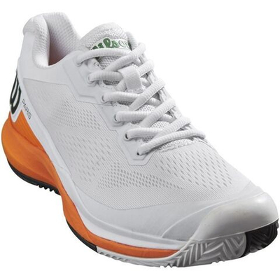 Женские Кроссовки теннисные Wilson Rush Pro 3.5 Paris W - white/orange tiger/black