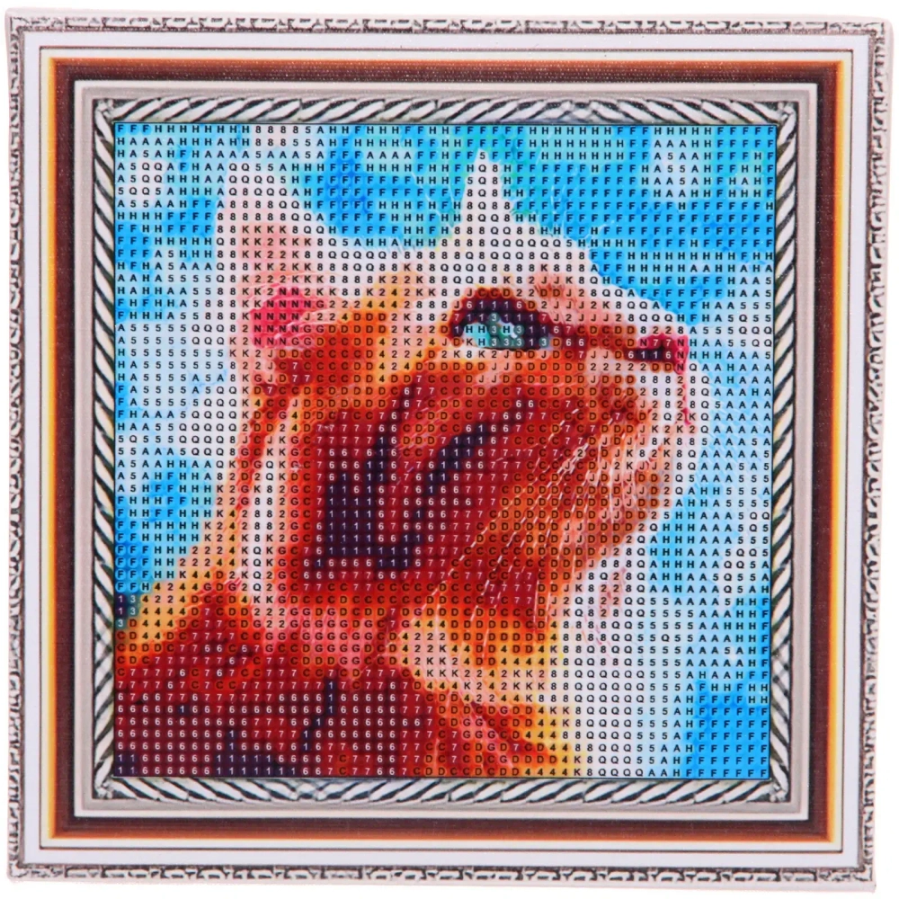 Алмазная мозаика на подрамнике с полным заполнением «МИР ЯРКИХ КРАСОК», замечтательный кот, 20*20 см