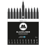 Набор Molotow BLACKLINER Comlete-Set - 11шт