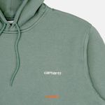  Толстовка мужская Carhartt WIP Script Embroidery Hooded  артикул:I033658_park - купить в магазине Дайс