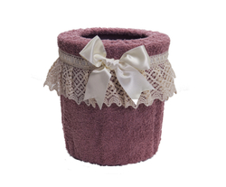 Ведро для мусора в ванную 20 Old Florence Rombetti розовое  Италия фото