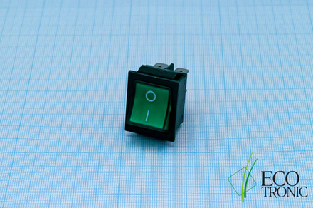 Выключатель зеленый