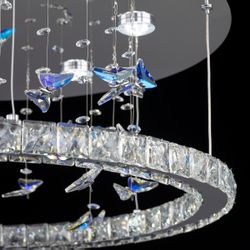 Citilux ETERA CL322050 LED Люстра хрустальная с пультом