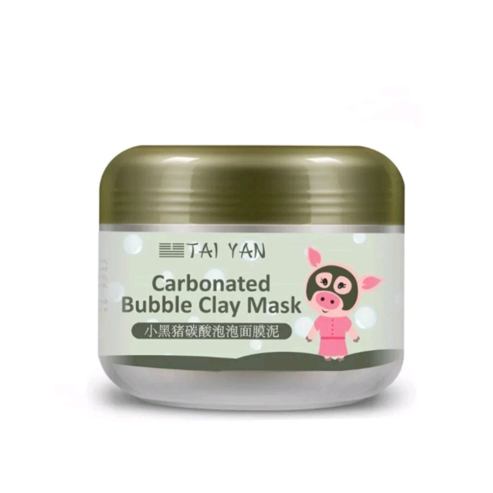 Пузырьковая маска для лица c глиной TaiYan Carbonated Clay Mask, 100 гр.