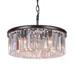 Люстра Odeon 6B/P black/clear