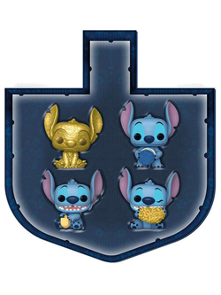 Набор подарочный Funko Pocket POP! Disney Lilo & Stitch Stitch Hanukkah Dreidel Box 4 фигурки 79952