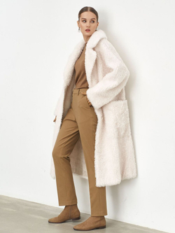 Шуба женская чебурашка тедди  эко