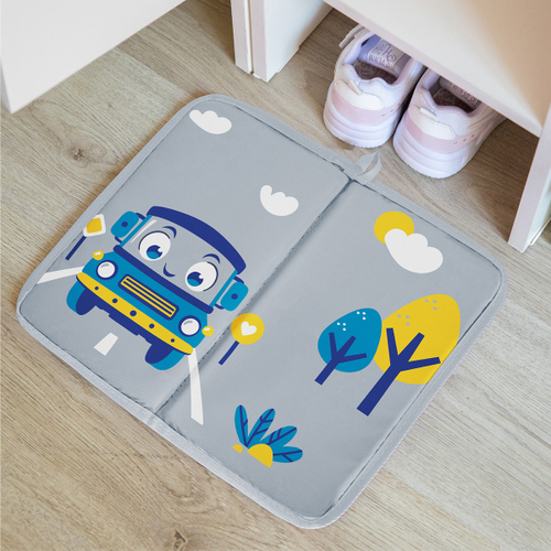 Коврик для переобувания. Машинка