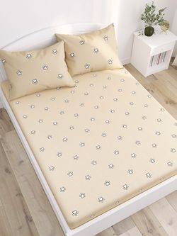 Постельное белье Сказка "Котики (компаньон)" 2-спальный Наволочка 50х70 см 2 шт Простынь на резинке 160х200 см Пододеяльник 175х215 см, перкаль