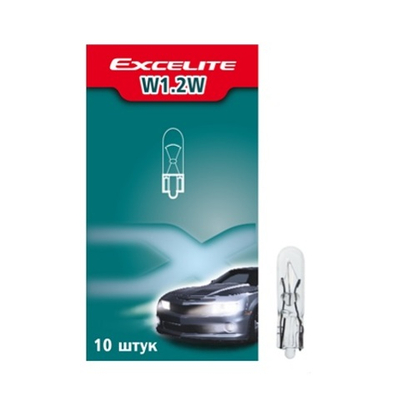 Лампа W1,2W 12V 1,2W ST W2x4,6d Excelite приборка