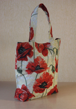 Гобеленовая сумка Маки (39х39х12)