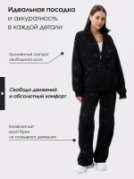 костюм спортивный утепленный на молнии без капюшона