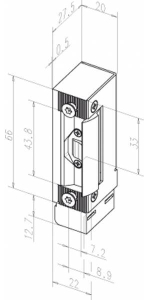 Защелка для авар.выхода 332.80F-----F91