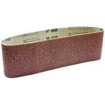74276 Лента шлиф. абразивная бесконечная, P 60, 75 х 457 мм, 3 шт.  Matrix