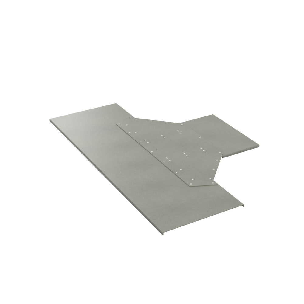 Крышка на ответвитель Т-образный горизонтальный осн. 150, стеклопластик