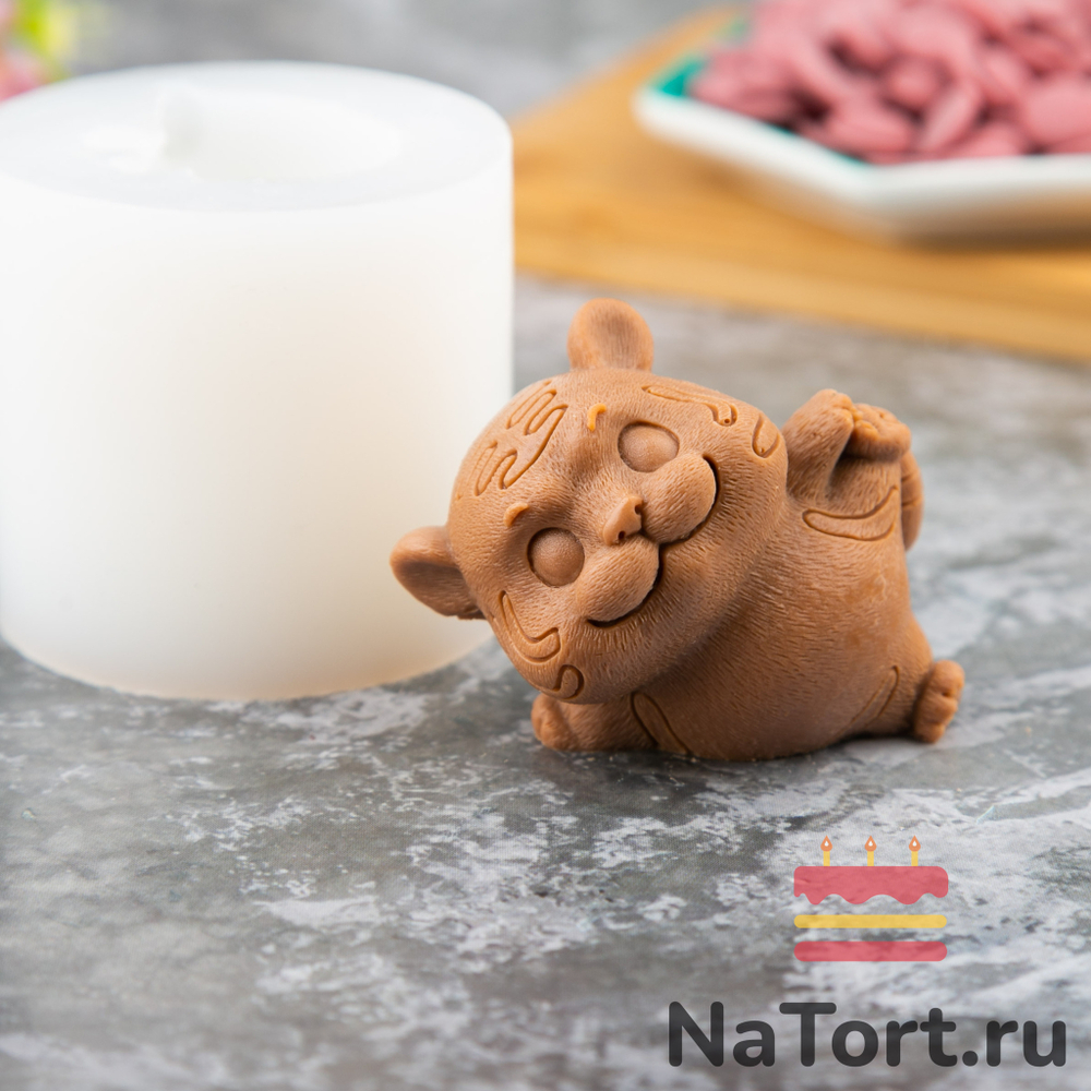 Силиконовый молд 3D «Тигренок 1»