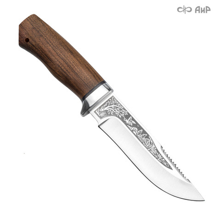 АиР Нож Стрелец (орех, 95х18, ввертыш)