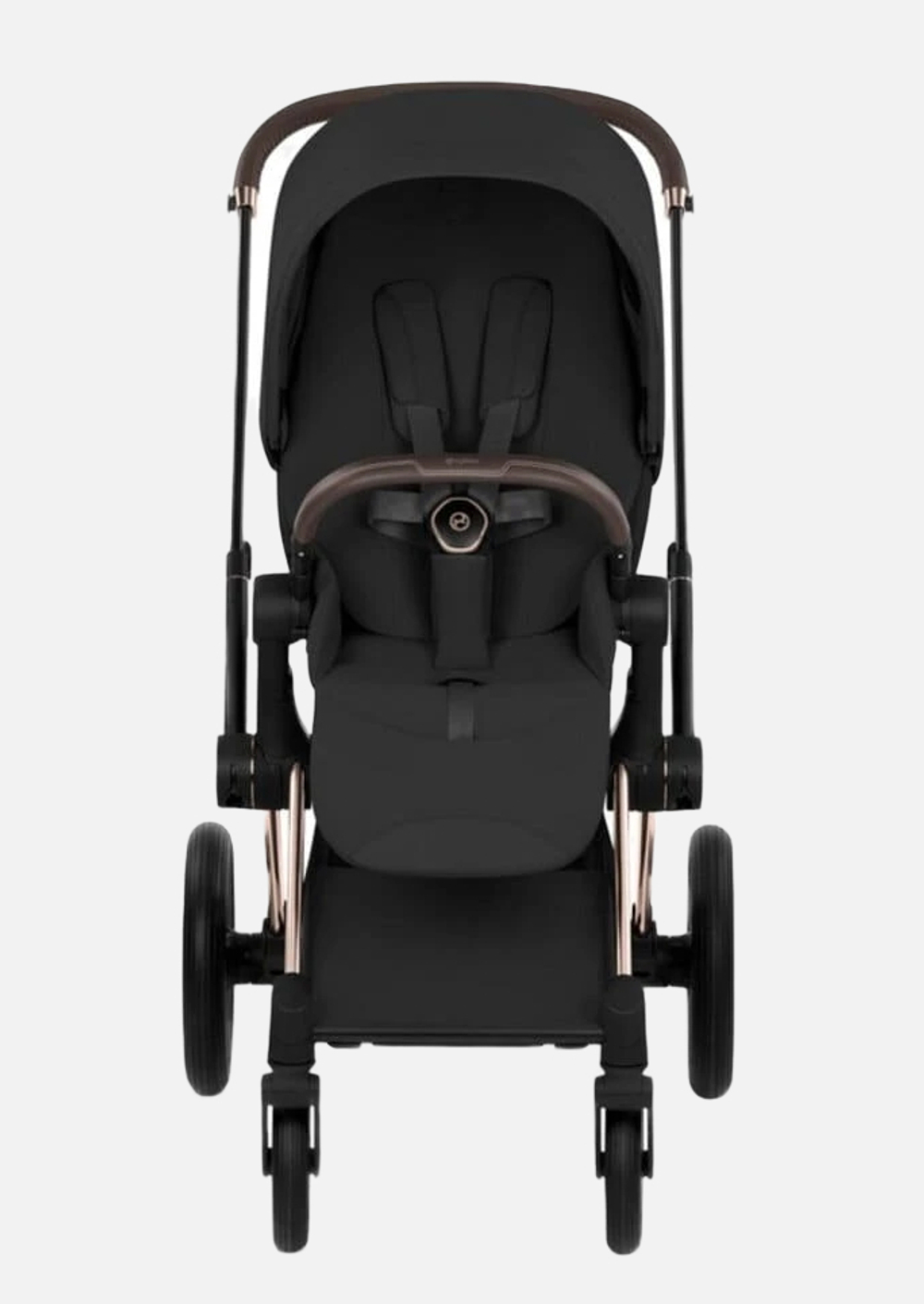 Коляска Cybex Priam V Style Rosegold 2 в 1 Sepia Black