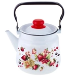 Чайник эмал Ягодки 3,5л TM Appetite