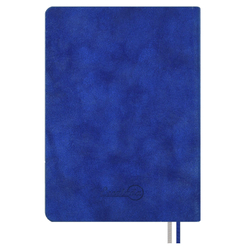 Ежедневник датированный 2026 ESCALADA, #ДУМАЙ КАК МИЛЛИАРДЕР, А6+, 176 л., арт. 70292/ 20 ТИВОЛИ ГЛОСС СИНИЙ (кожзам: 126x174 мм, твёрдый переплёт, запаянный край, материал обложки: искусственная кожа "Тиволи глосс"; декор: блинтовое тиснение; способ