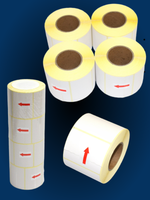 Термоэтикетки ТОП 700 шт в рулоне, размер 58х40 48 рулонов