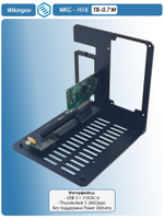 Внешний корпус для видеокарты Wikingoo H-16 EGPU. Thunderbolt 5.