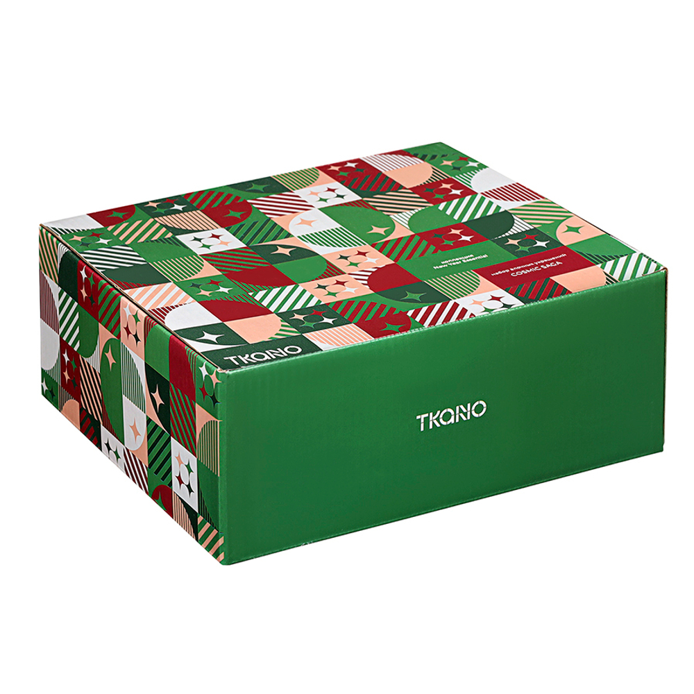 Набор ёлочных украшений Cosmic Saga из коллекции New Year Essential, 5 шт.