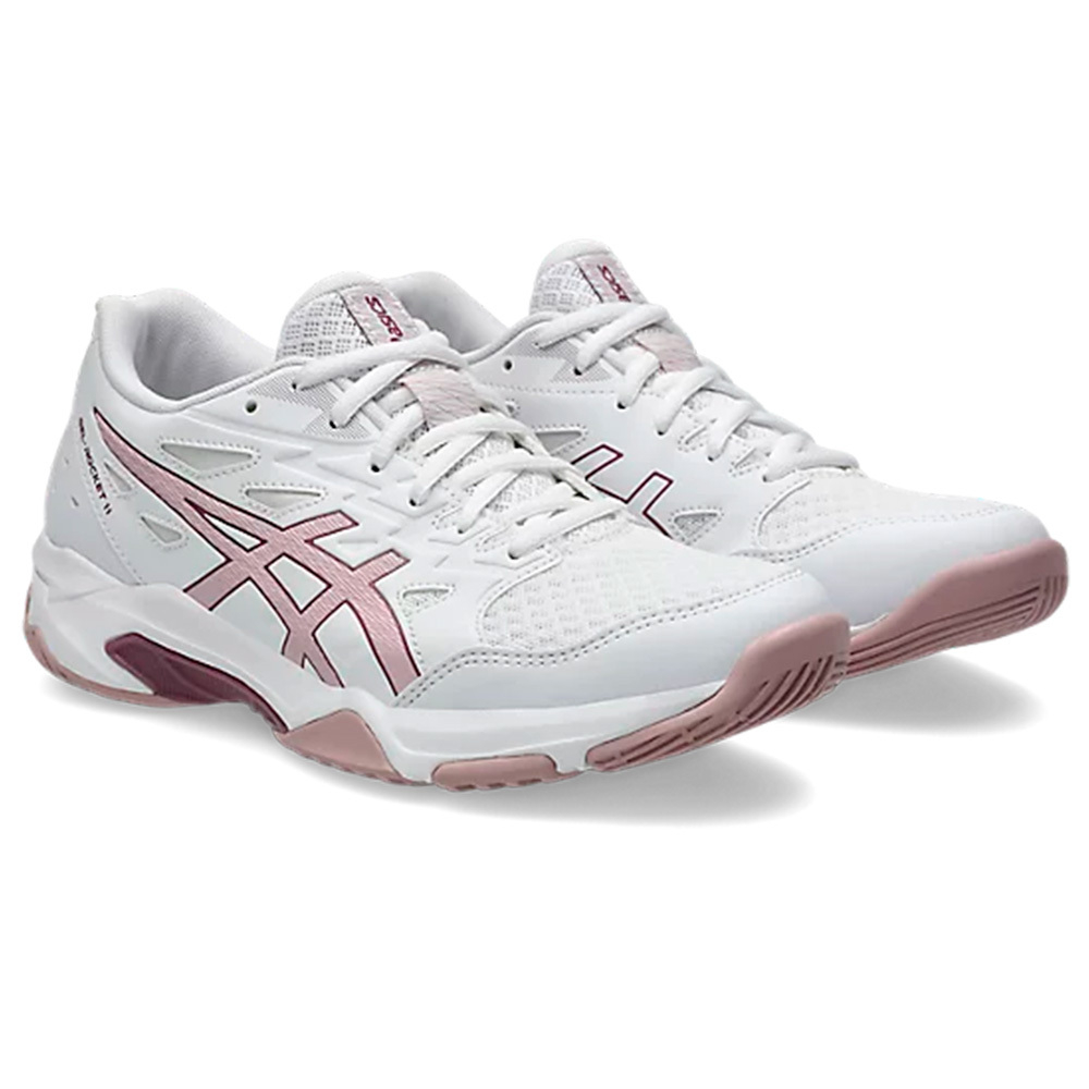 Кроссовки волейб. женские ASICS Gel-Rocket 11 1072A093 103, р.6,5 (рос.36), бело-розовые