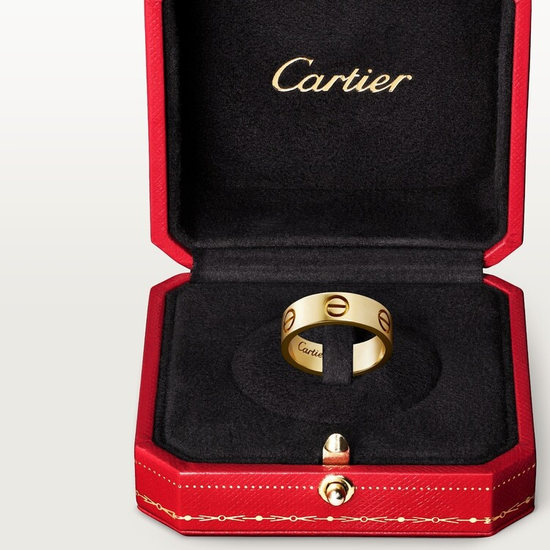 Кольцо Cartier LOVE classic model в желтом золоте