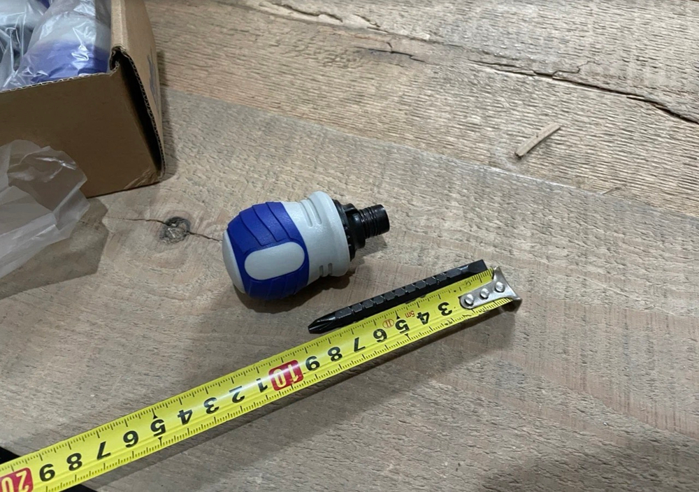 Отвертка реверсивная, с храповым механизмом - трещотка, мини (1 шт.) -