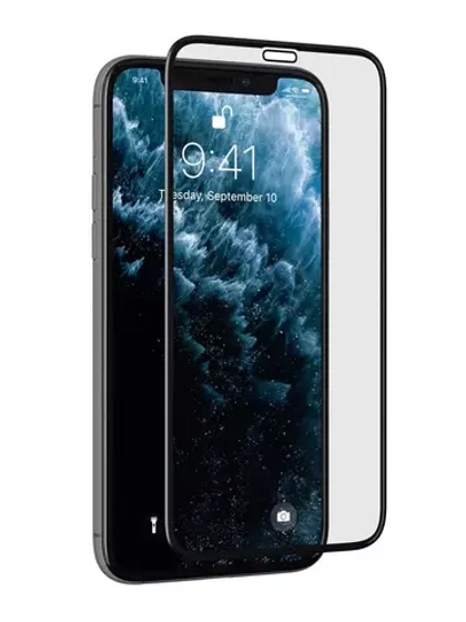 Защитное стекло iPhone 11Pro Max 3D Black 2019 Adpo