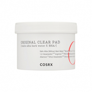 Cosrx Диски очищающие с ВНА-кислотами + контейнер для дисков - Original clear pad (gift set), 70шт