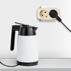 Разветвитель электрический ЭРА SP-2e-I на 2 розетки с заземлением со шторками 16А слоновая кость | Тройники